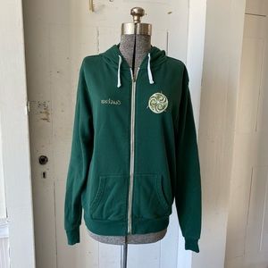 Lansdowne Ireland Celtic Hooded Zip Up Sweatshirt